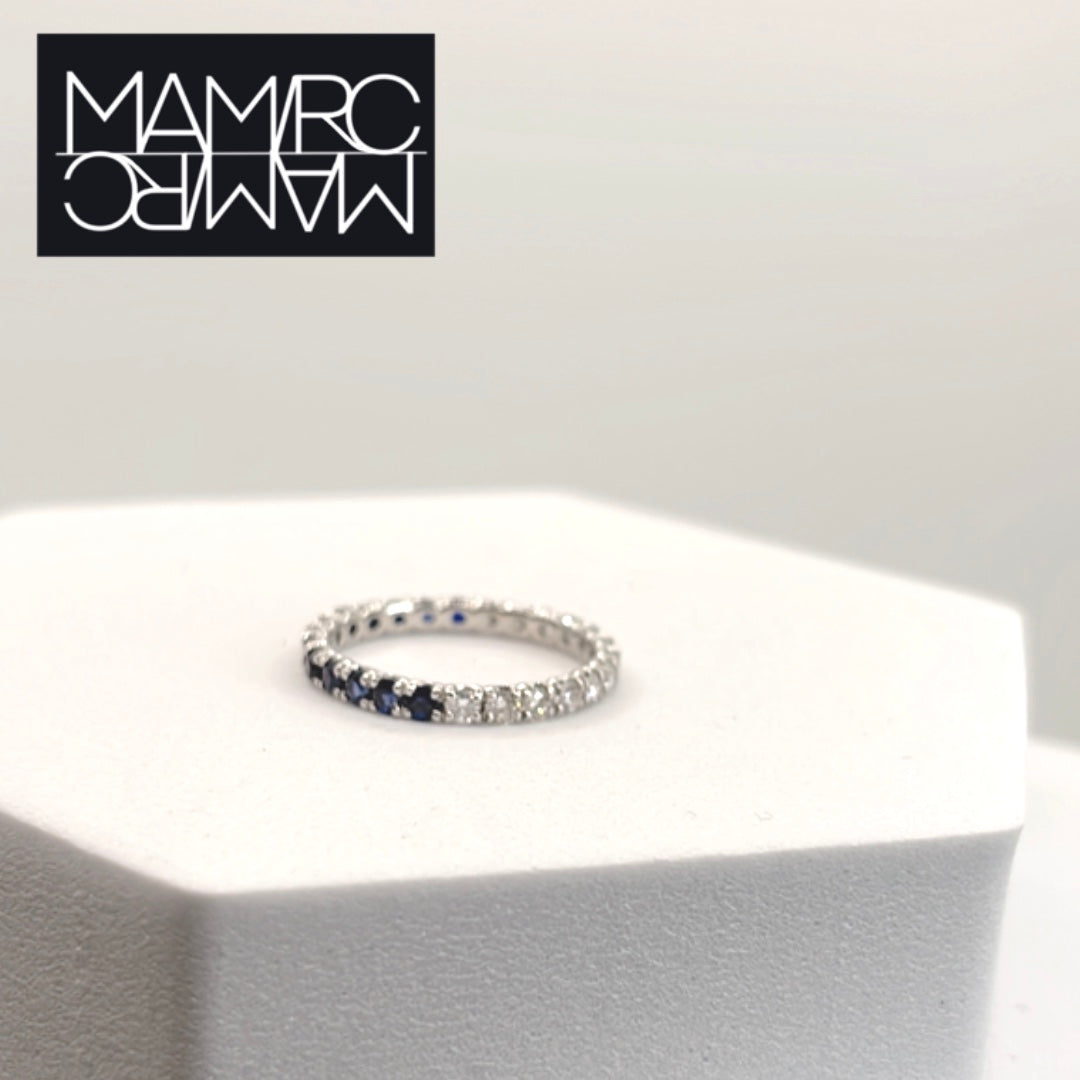 freedom1 full eternity ring(サファイヤ&ダイヤモンド)
