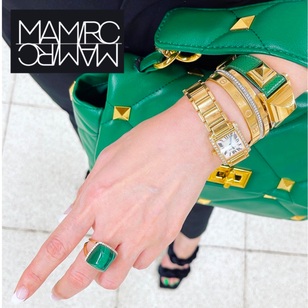 pointu ring GREEN(マラカイト)