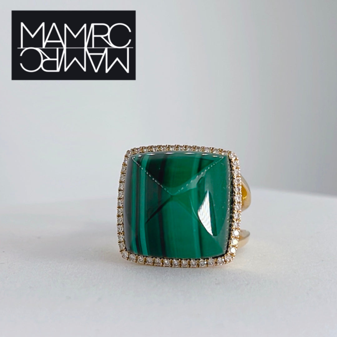 pointu ring GREEN(マラカイト)