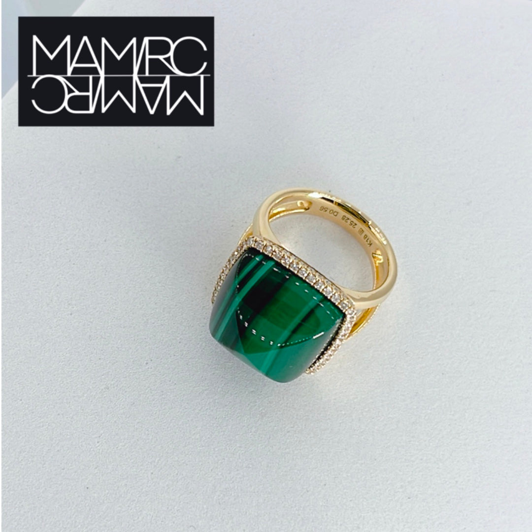 pointu ring GREEN(マラカイト)